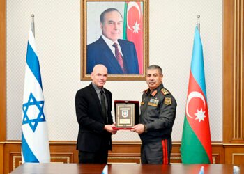 Zakir Həsənov İsrail nümayəndə heyətini qəbul edib