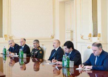 Prezident Birləşmiş Krallığın müdafiə üzrə dövlət nazirini qəbul edib – FOTO