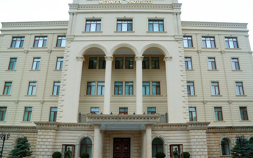 Müdafiə Nazirliyindən məlumat: Məhv ediləcək