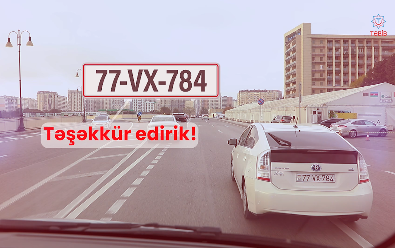 TƏBİB bu sürücülərə təşəkkür etdi – VİDEO