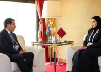 Hikmət Hacıyev Qətərin dövlət naziri ilə GÖRÜŞDÜ