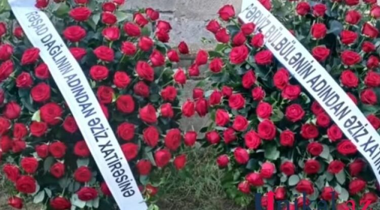Rəşad Dağlı Kərimin dəfninə əklil göndərdi