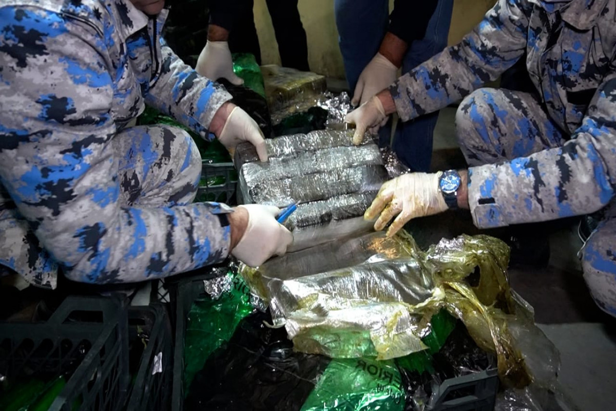Astara Gömrük İdarəsində 148 kiloqramdan artıq narkotik vasitə aşkarlanıb – FOTO
