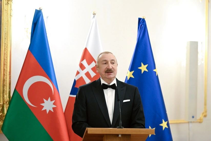 İlham Əliyev Slovakiya Prezidentinə: Ümid edirəm, Sizi gələn il Azərbaycanda görəcəyəm