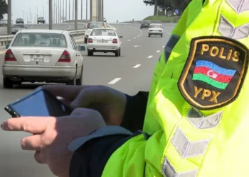 Bunu edən sürücünü 100 AZN və 4 bal  cərimə  GÖZLƏYİR