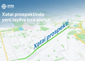 Xətai prospektində 316 avtomobillik parklanma yeri təşkil olunur