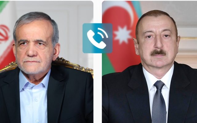 İlham Əliyev Məsud Pezeşkiana zəng edib