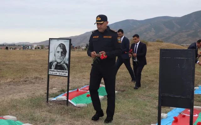 Xocalıda Anım Günü ilə bağlı Şəhidlər xiyabanı ziyarət olunub