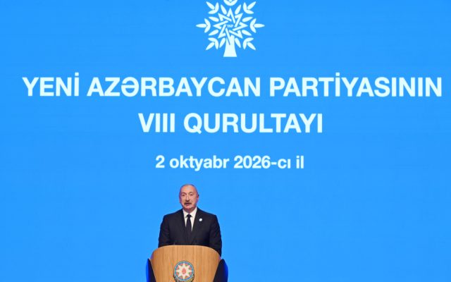 Prezident: Yeni Azərbaycan Partiyası Cənubi Qafqazın ən böyük siyasi qüvvəsidir