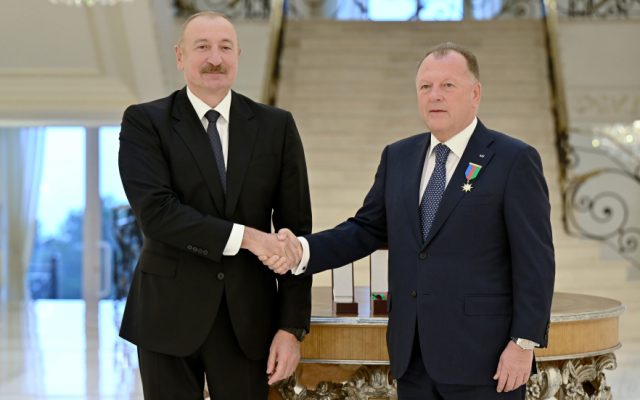 İlham Əliyev Beynəlxalq Cüdo Federasiyasının prezidentini qəbul etdi – FOTO