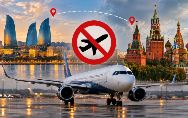 Bakı-Moskva-Bakı aviareysləri dayandırılıb
