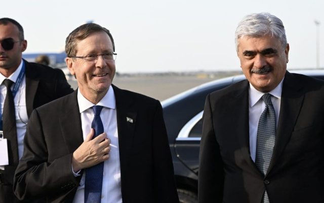 İsrail Prezidenti Azərbaycana gəlib