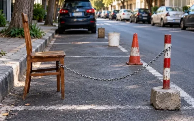 Küçəni özününküləşdirənlər: Stul, vedrə, zəncirlə “parking” tutanları hansı CƏZA gözləyir?