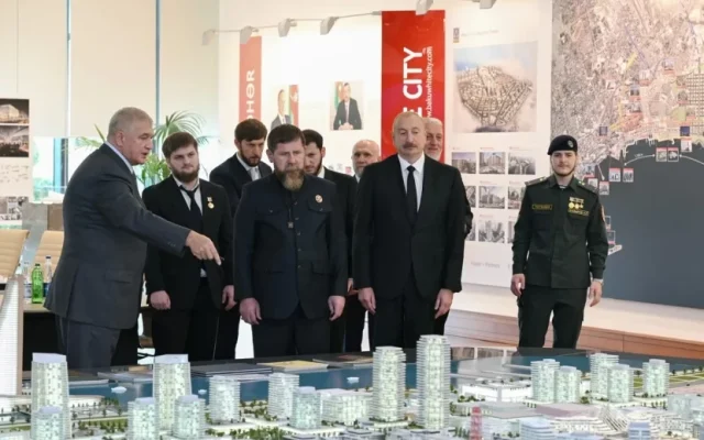 İlham Əliyev və Ramzan Kadırov “Bakı Ağ Şəhər”də oldular – FOTOLAR
