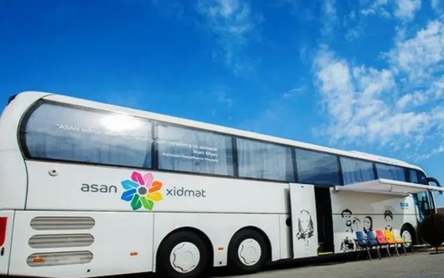 Səyyar ASAN xidmətin fəaliyyət göstərəcəyi ünvanlar
